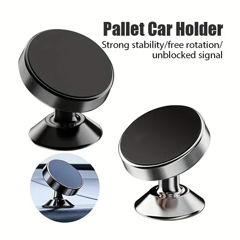 Universal Super Strong Magnetic Metal Car Phone Holder – Rotating Air Vent Clip Mount