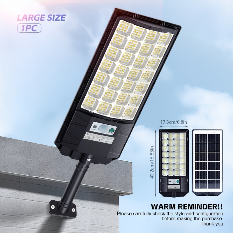 1 or 2 Pack - Super Bright Outdoor Solar Street Light, Easy Installation, Solar Exterior Wall Light for Garage and Courtyard (No Wiring Needed), LED Solar Light for Outdoor Eaves, Fences and Small Street Light - Dusk to Dawn