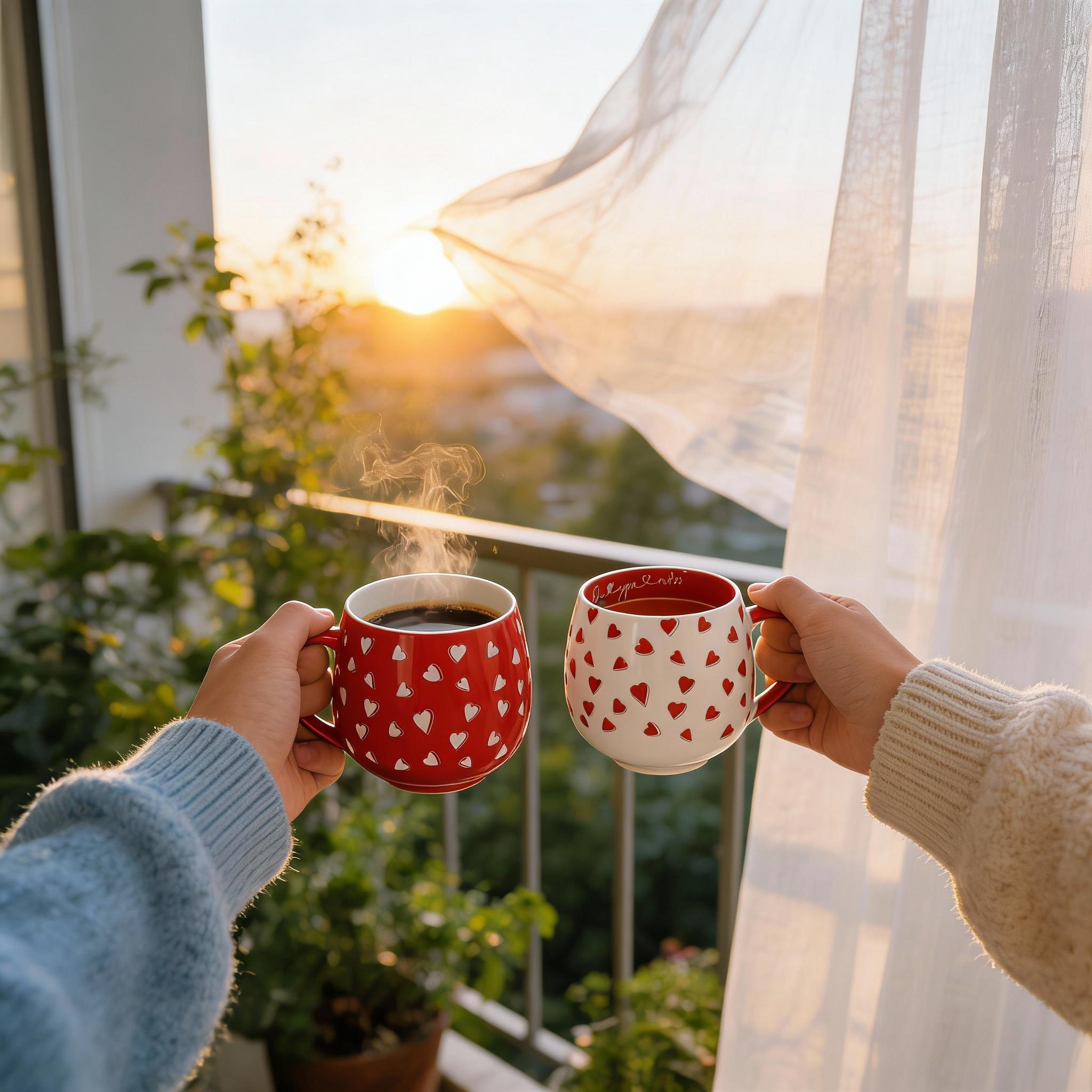 1/2 Pcs 370ml Ceramic Mug, Top Choice for Valentine’s Day Gift, Reusable Heart-Shaped Design Coffee Cup, Perfect for Coffee, Milk, Juice, Suitable for Home, Restaurant, Gift Giving, Ideal for Valentine’s Day, Mother’s Day, Father’s Day