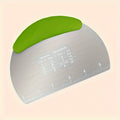 1PC Dough Scraper, Stainless Steel Cutter, Food Scraper, Pastry Dividing Tool, Bread and Bakery Cutting Board, Baking Kitchen Gadget