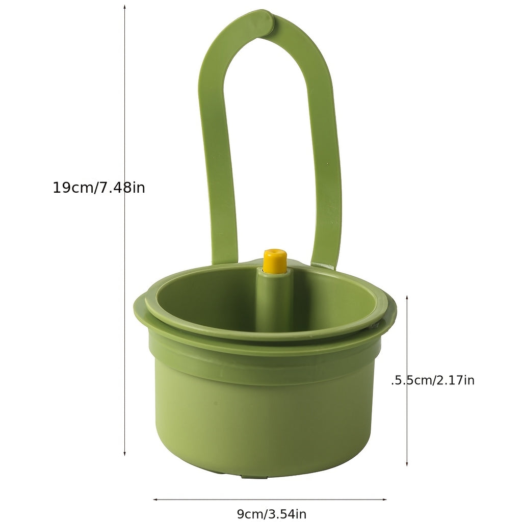 A Convenient & Easy-to-Use Drain Basket – Simple Press-Type Design, Filters Particles. This Wall-Mounted Sink Accessory is Perfect for Draining, Storing Sponges & Cloths – Ideal for Kitchen & Bathroom