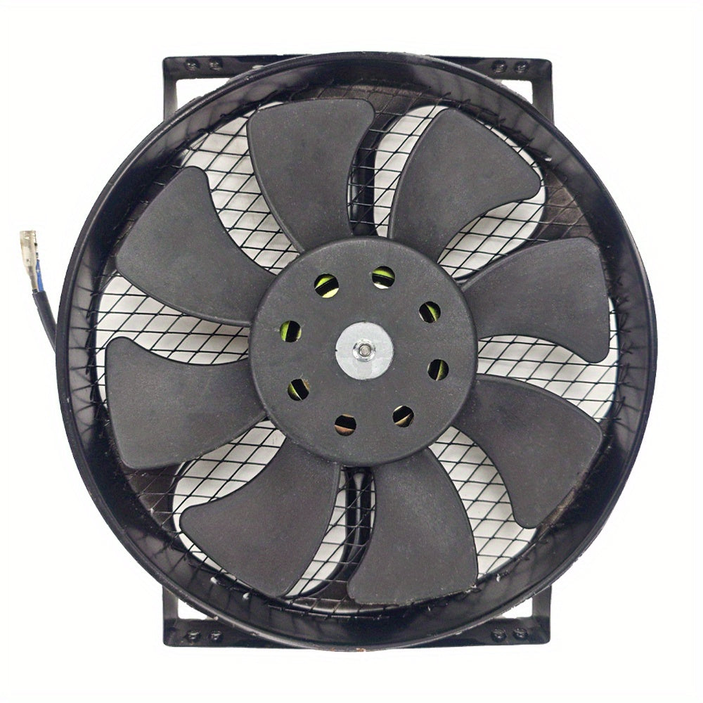 10 Inch Ultra Thin Metal Mesh Universal Cooling Fan, Car AC Condenser Radiator Electric Fan