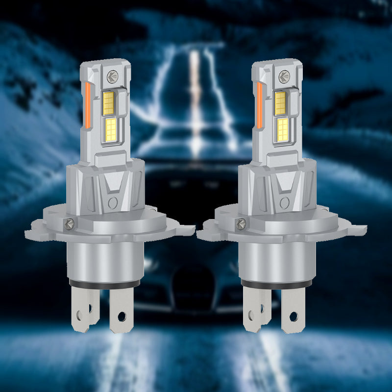 2-Pack LED Bulbs 6000K Super Bright White Light 60000 Lumens 200W Headlight H1/H4/H7/H11/9005/HB3/9006/HB4/9012 Universal, Fits Toyota, Nissan, Honda and Most Car Models, Copper Tube Design, No Decoding Errors