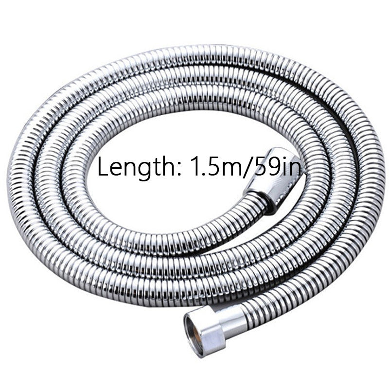 3-Function Shower Head Set - Extra Large Face with 59.06" Hose - High Pressure Rain, Massage & Mist Modes - Easy Install, Universal Fit, Designed for Shower Only