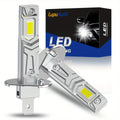 LupuAuto 2-Pack H1 LED Headlights, 1:1 Mini Super Bright Headlight Bulbs, 6500K White Light, 20000 Lumens, 90W, 12V Hardwired, Plug-and-Play, No Adapter Needed, No Battery Required, Suitable for Motor Vehicles