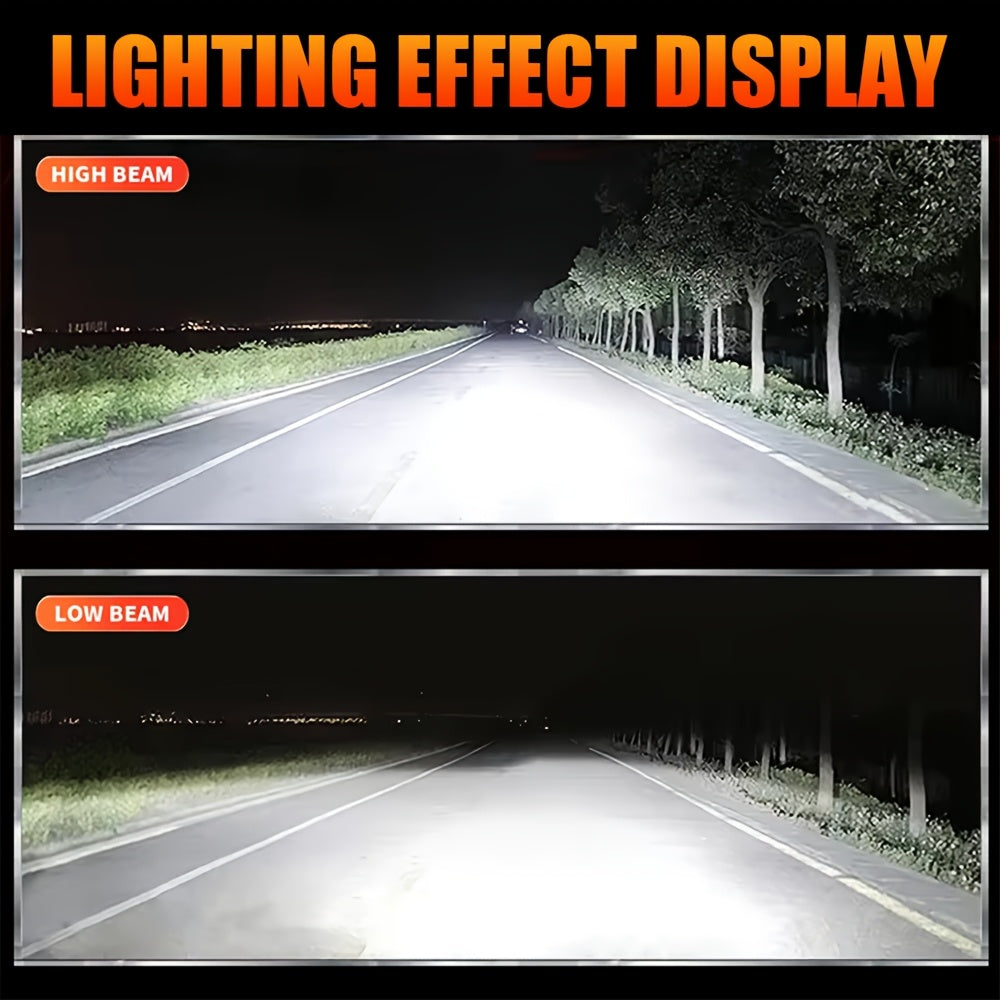 2pcs LED Car Headlight Bulbs, H16/H11/H9/H8 9005/HB3, 9570 CSP Chip, Plug-and-Play, 12-24V, Canbus, High/Low Beam LED Light, H1 H4/HB2 H7/H18 9006/HB4 9012-O134, No Battery Included, 60000LM, 300W