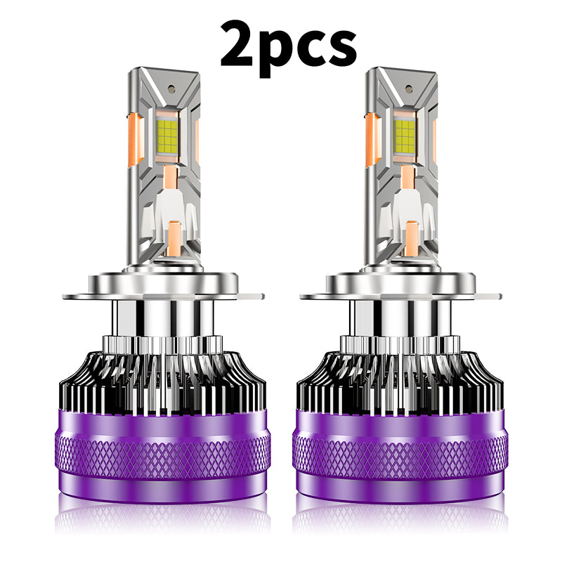 [BULLVISION] Upgraded Four Copper Tubes High Power High Brightness Car LED Bulbs, 3570 Chip, 2-Pack Plug-and-Play Car Headlight Bulbs, Fits H9, H11, H8 Models, Ultra-Long Life Car Headlights