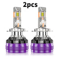 [BULLVISION] Upgraded Four Copper Tubes High Power High Brightness Car LED Bulbs, 3570 Chip, 2-Pack Plug-and-Play Car Headlight Bulbs, Fits H9, H11, H8 Models, Ultra-Long Life Car Headlights