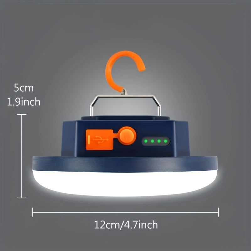 Rechargeable 4800mAh/7200mAh outdoor camping bulb, warm white light, four modes, indoor/outdoor dual use, outdoor lighting | modern outdoor light | durable plastic housing, LED outdoor light