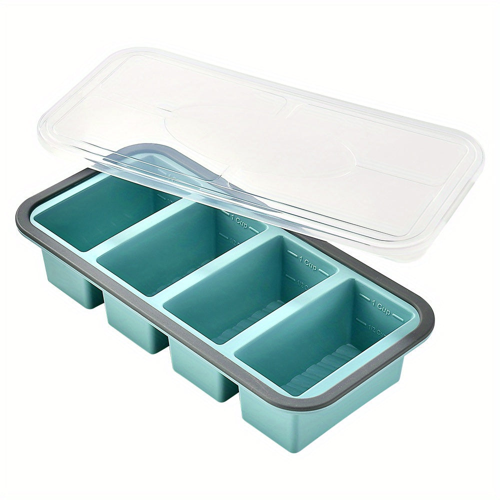 Compartment Food Storage Box, Microwavable & Freezable, Sealed Divided Lunch Box, Dishwasher Safe, Ideal for Meal Prep and Refrigerator Storage