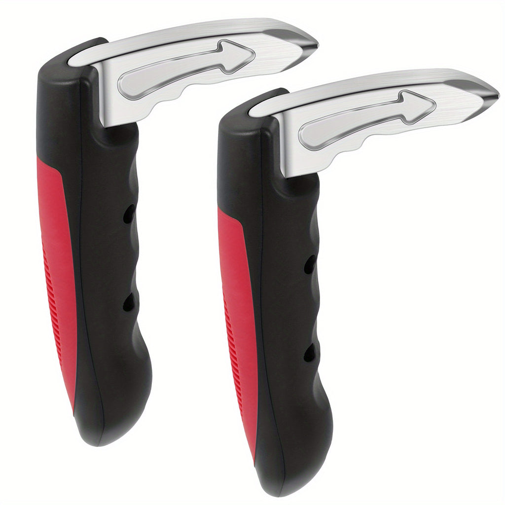 2/4-Pack Car Door Assist Handle – 2-in-1 Multifunctional Vehicle Support Grip, Window Breaker, Portable Car Grab Handle for Seniors & Vehicle Emergency Tool