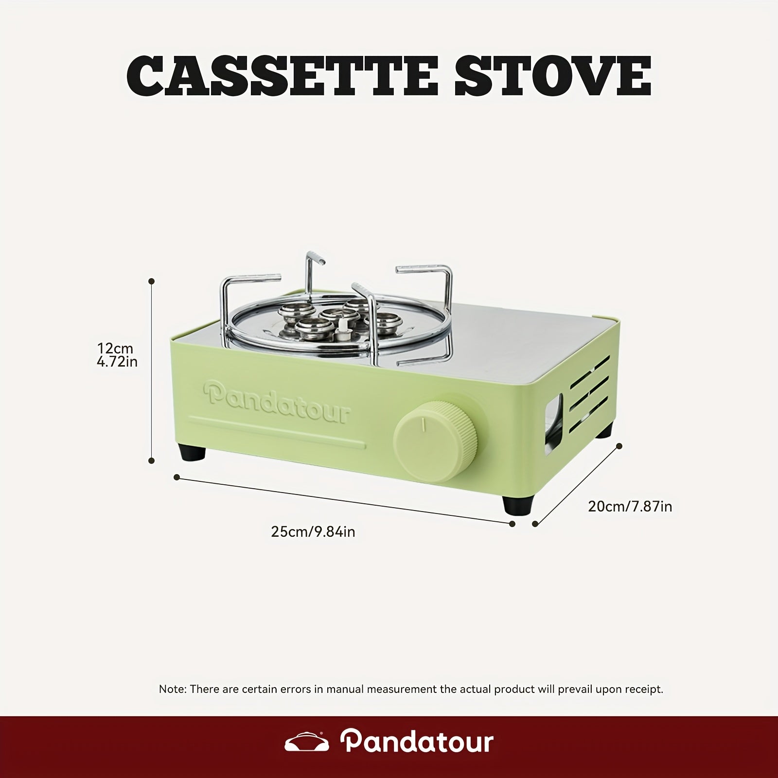 5-Burner High-Power Portable Camping Gas Stove, Ideal for Picnic, Home Cooking & Tea Brewing – Outdoor Cooking Set with Stainless Steel Safety System