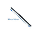 Bracketless Wiper Blade, Fits U/J-Type Hooks, High-Quality Silent & Durable, All Sizes Available. Enhances Rainy Day Visibility