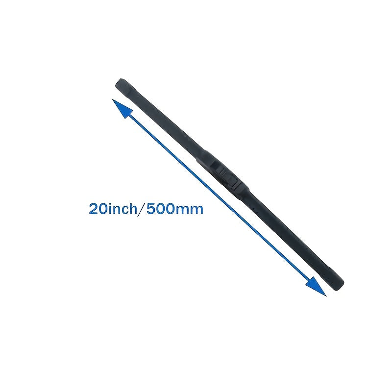 Bracketless Wiper Blade, Fits U/J-Type Hooks, High-Quality Silent & Durable, All Sizes Available. Enhances Rainy Day Visibility