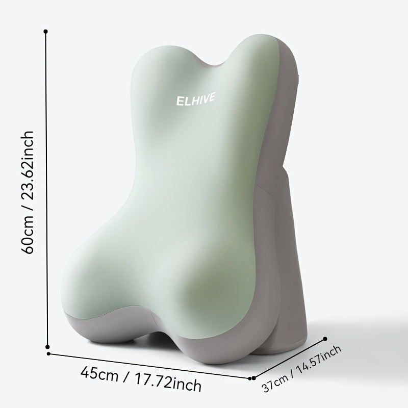 ELHIVE 可调节床头靠枕 人体工学记忆棉床垫 腿部抬高楔形垫 倚靠支撑 背部阅读适用 优质床头楔形枕