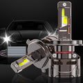 2-Pack, H4/9003/HB2 H7/H18 9005/HB3 9006/HB4 H11 H1 9012/HIR2 Headlight LED Car Headlights, Super Bright, Canbus External Driver, High Lumen Bulbs 58000LM, Lifespan Up to 60,000 Hours, Fast Cooling Fan, QY030, No Battery Included