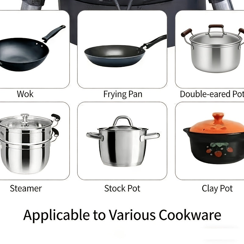 Large Wood Burning Stove, New Rural Multi-Functional Portable Wood Cooker for Iron Pot, Heating Stove