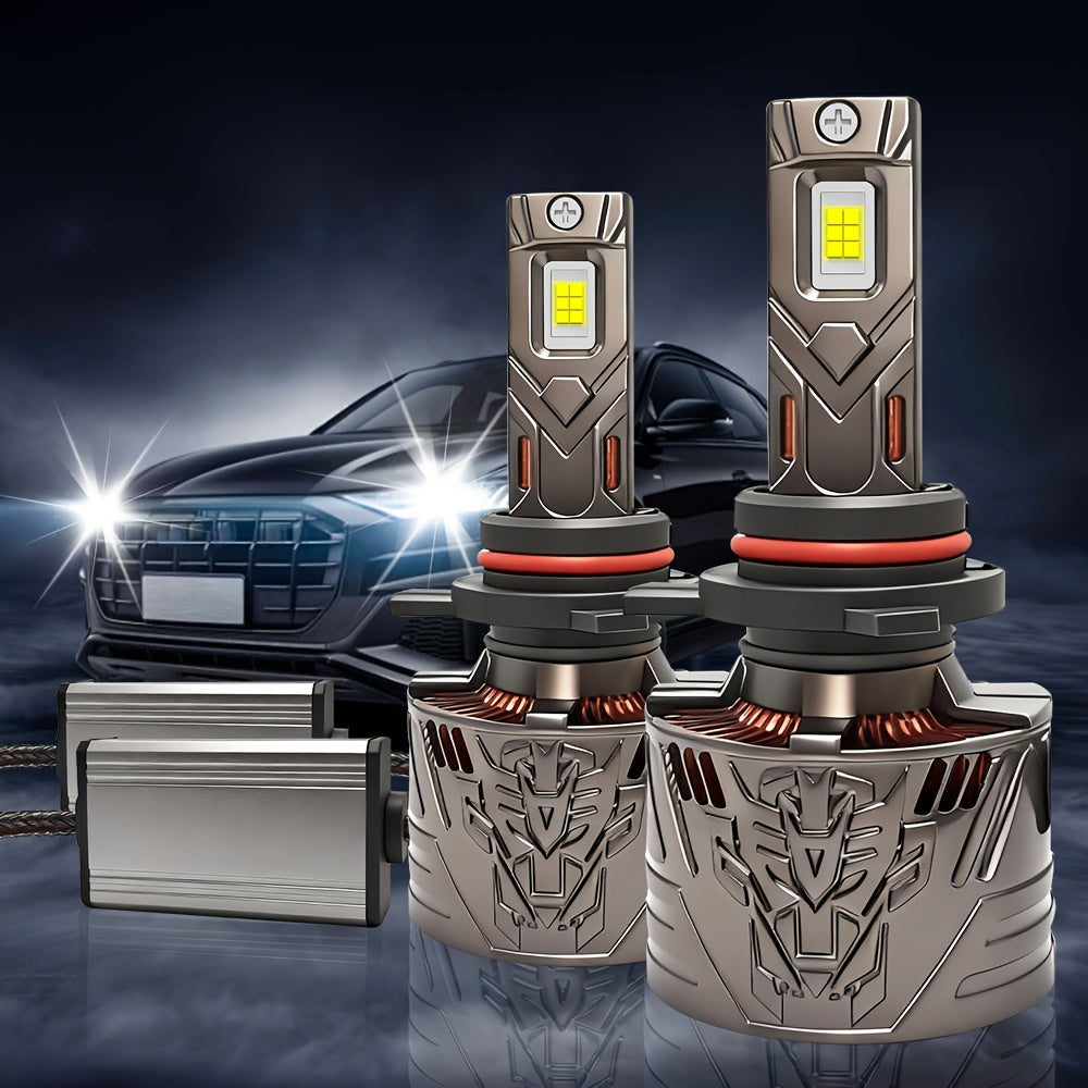 2-Pack, H11 Car Headlights, H4 LED Headlights, 55400 Lumens, 6500K White Light, 3570CSP Chip, 600% Brightness Increase. Models include H1, H4/9003/HB2, H7/H18, H8/H9/H11/H16, 9005/HB3, 9006/HB4 and 9012/HIR2