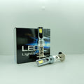 2Pcs H1 LED Headlight Bulbs, Super Bright 1:1 Mini Size Car Light, No Adapter Plug-and-Play, High Power 6500K White Light Canbus H1 Fog Light Bulb, No Battery Included