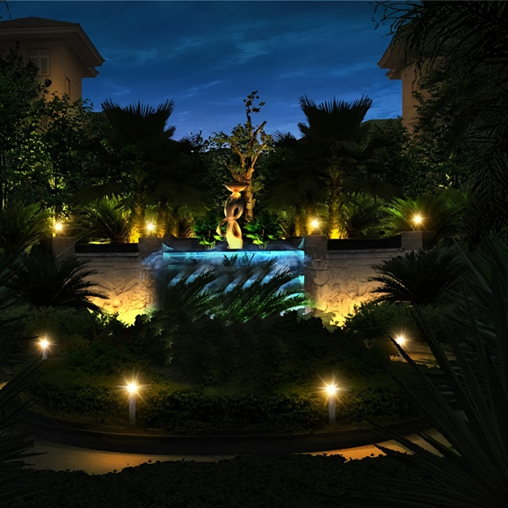 Solar Underwater Pond Light, IP65 Waterproof Projection Light, 6 LED Spotlight Aquarium Light, Perfect for Garden Pool Courtyard Landscape Outdoor Lighting (1 Pack / 2 Pack / 3 Pack)