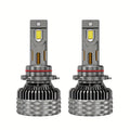 2-Pack H4 H7 LED Car Headlight Bulbs, Canbus Compatible, Including H11, H1, H3, HB3 9005, HB4 9006, 9012, Hir2 9007, and H13. Features 4 Copper Tubes, Emits 6000K White Light, for 12V Vehicles, No Battery Included