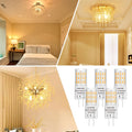 G4 LED crystal light G4 bulb LED pin base bulb, warm color 2700K, voltage AC/DC 12V-24V corn light small bulb, 3W home lighting G4 LED light source, LED G4 pin bulb warm white, 5-pack / 10-pack
