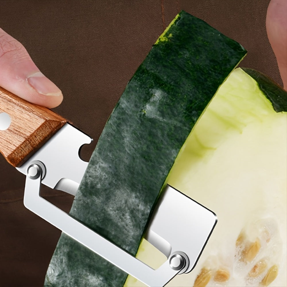 2Pcs Stainless Steel Multifunctional Peeler, Fruit and Vegetable Peeler, Easy to Use, Premium Stainless Steel Material