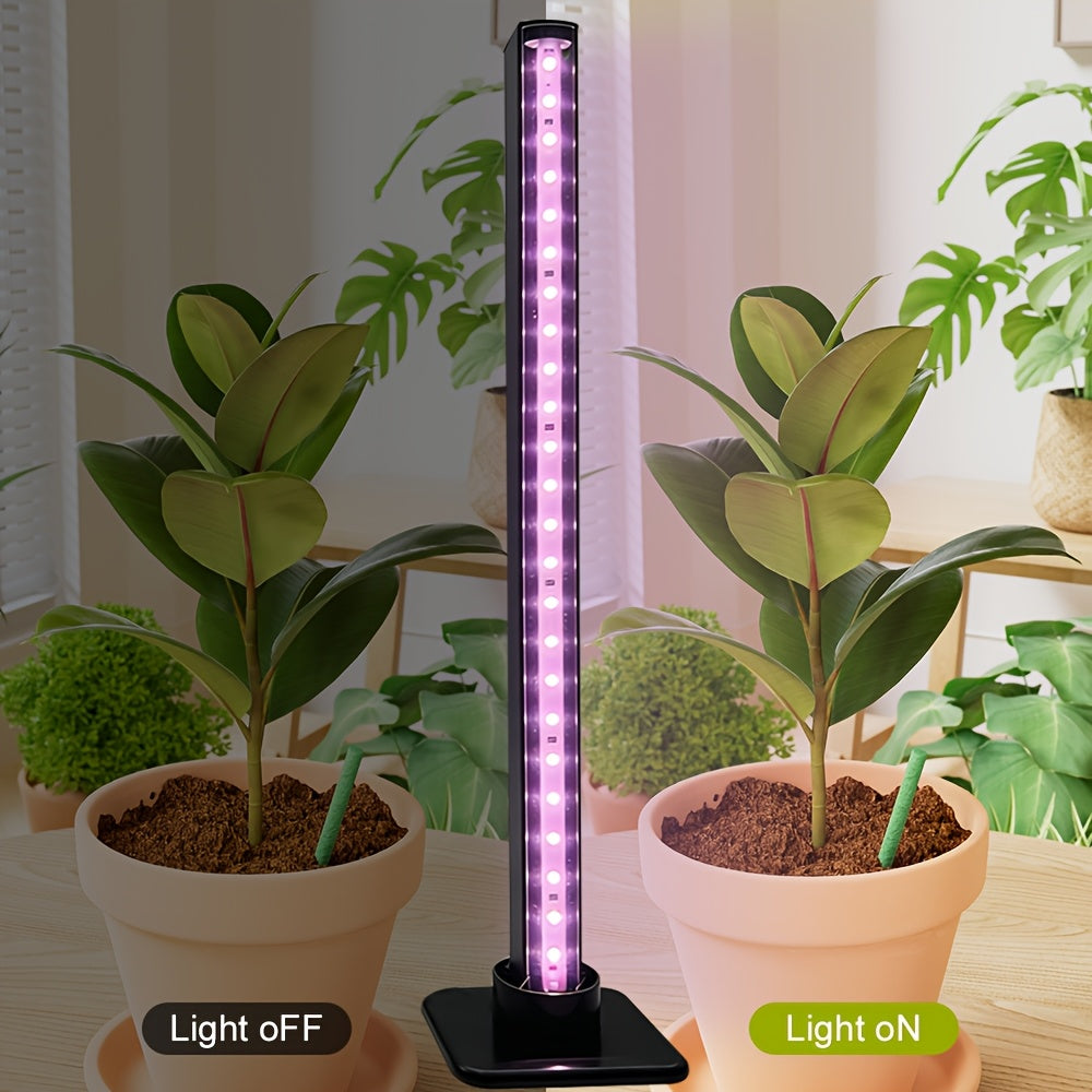 Desktop Full Spectrum Plant Grow Light, Aluminum Alloy Housing, USB Powered, Indoor Supplemental Grow Lamp for Succulents, Small Plants & Desktop Potted Plants
