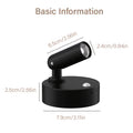 Home Decoration, Warm Color Bedtime Reading Light, Bedroom Arrangement, No-Wiring Rechargeable Wall Light Magnetic Spotlight USB Downlight Bedroom Wall Light, Picture Spotlight, Simple Decoration