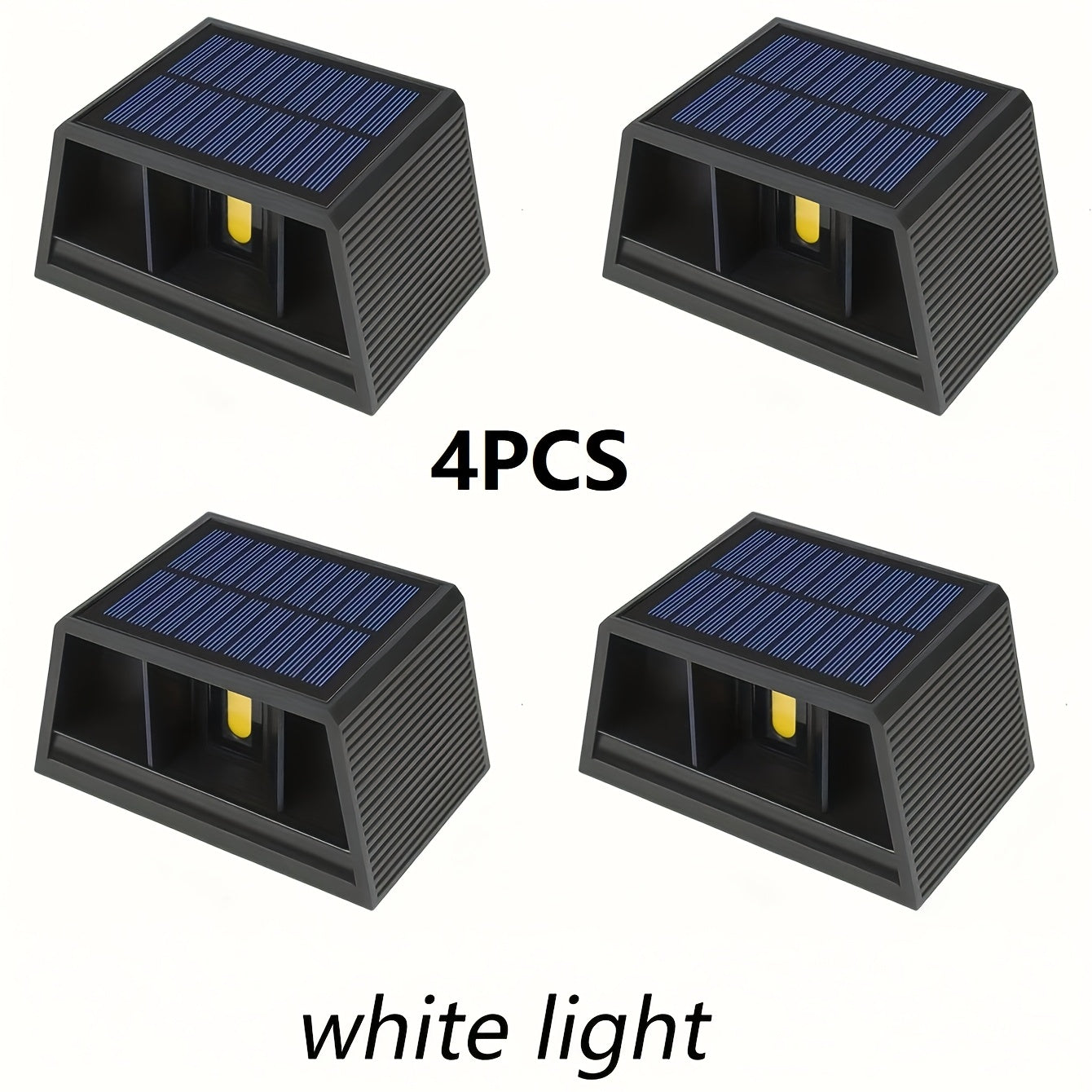 Solar Outdoor Wall Light, Automatically Turns On at Dusk, Wide Angle Outdoor Lighting, Suitable for Garden, Patio, Driveway, Walkway – Modern Solar Wall Light