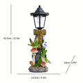 One-Piece Creative Resin Couple Hummingbird Solar Outdoor Light Sculpture Ornament, Courtyard Villa Garden Home Decorative Night Light, Path Balcony Atmosphere Sculpture Light, Solar Rechargeable Light, Graduation Season Gift for Friends