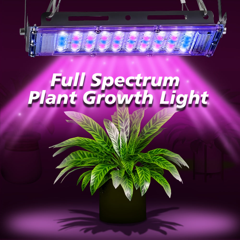 1/2/3/4 Heads 5V Grow Light with 50 LED Beads Each, USB Powered with On/Off Switch, Equipped with Hanging Rope, Polished Surface, High-Efficiency Heat Dissipation, Foldable & Space-Saving, Ideal for Vegetables