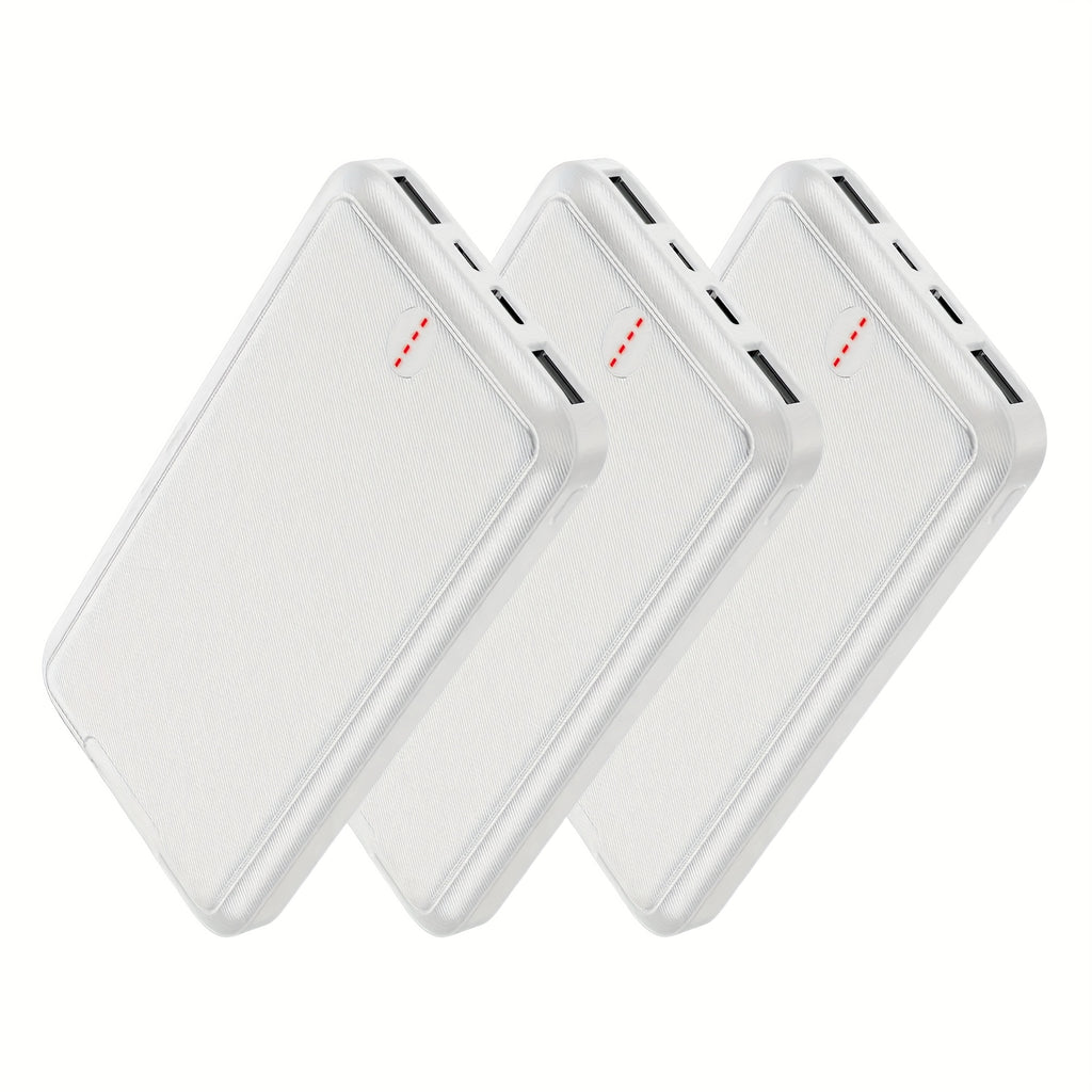 Three 10000mAh Power Banks with 5V3A Fast Charging for Mobile Phones, Tablets, Heated Jackets, And All-around Charging