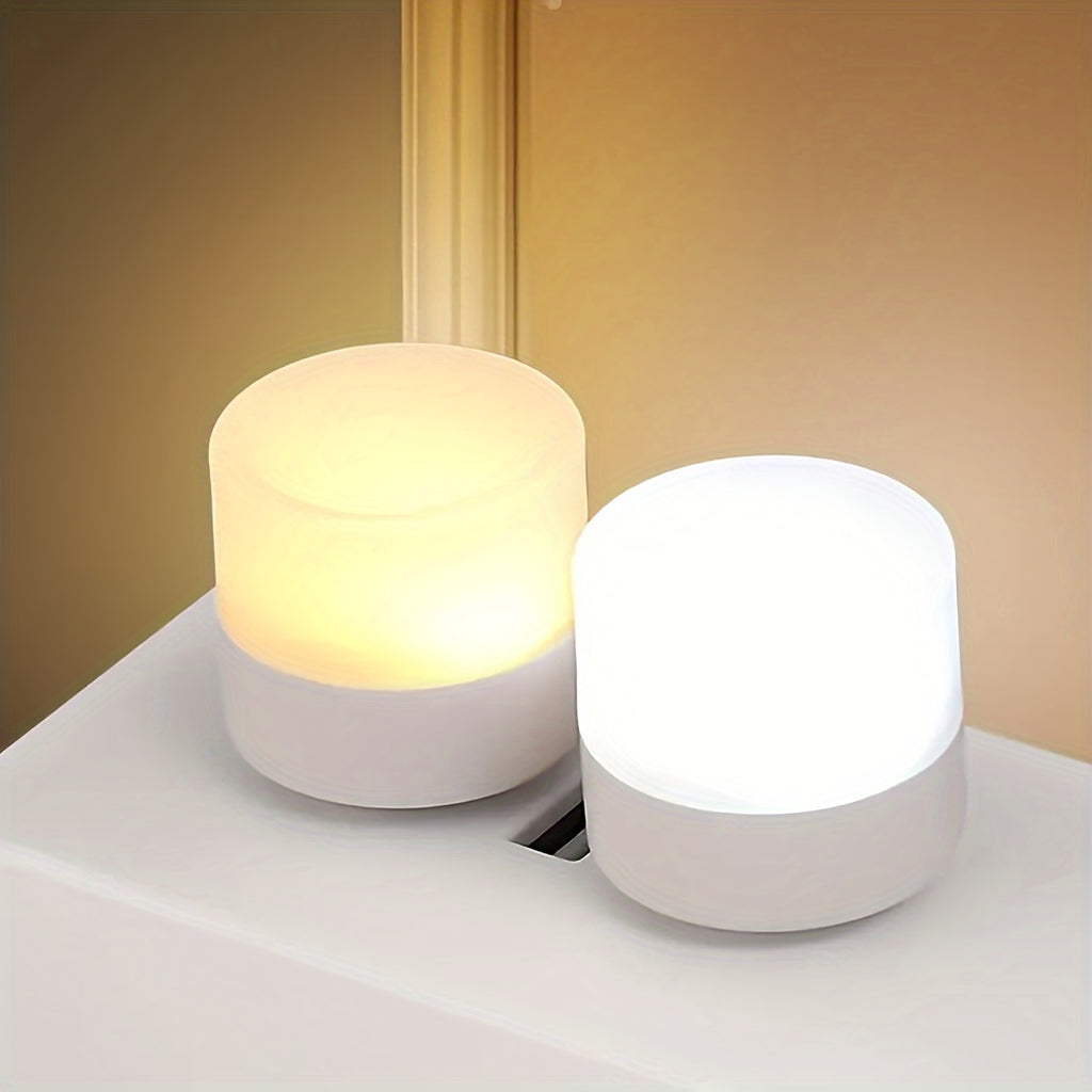 USB night light, compact LED bulb, portable mini lighting, ambient lighting, decorative light, mini USB light suitable for car, bedroom, bathroom, hallway