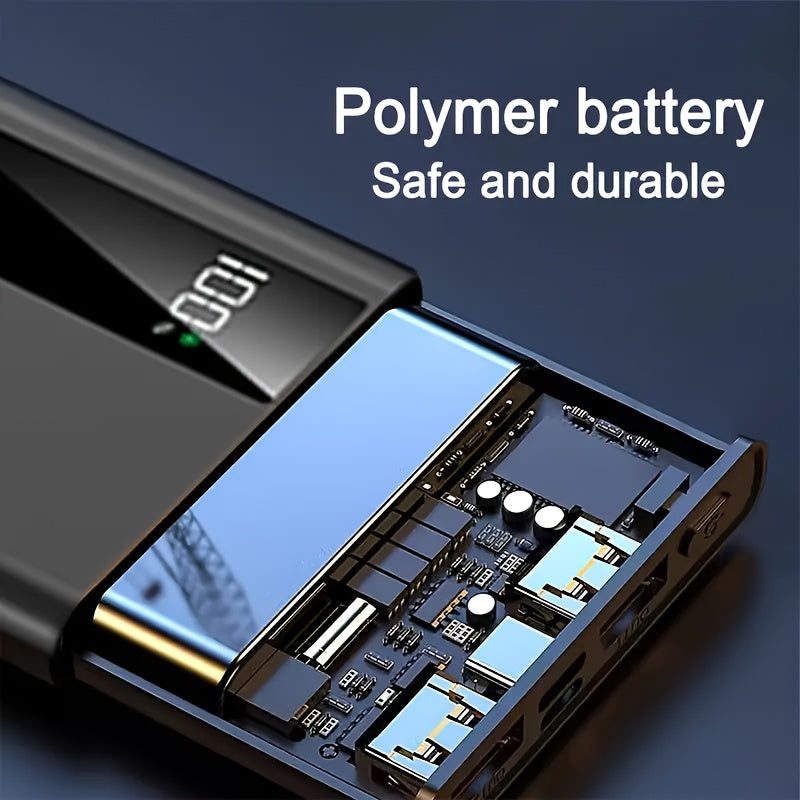 快速充電行動電源，22.5W 10000/20000mAh USB C 充電輸入輸出快速充電，PD 3.0+QC 4.0 LED 顯示螢幕手機充電包，相容於 iPhone 15/14/13/12 Pro、Samsung S21、Google/Ipad 平板等。適合送禮。