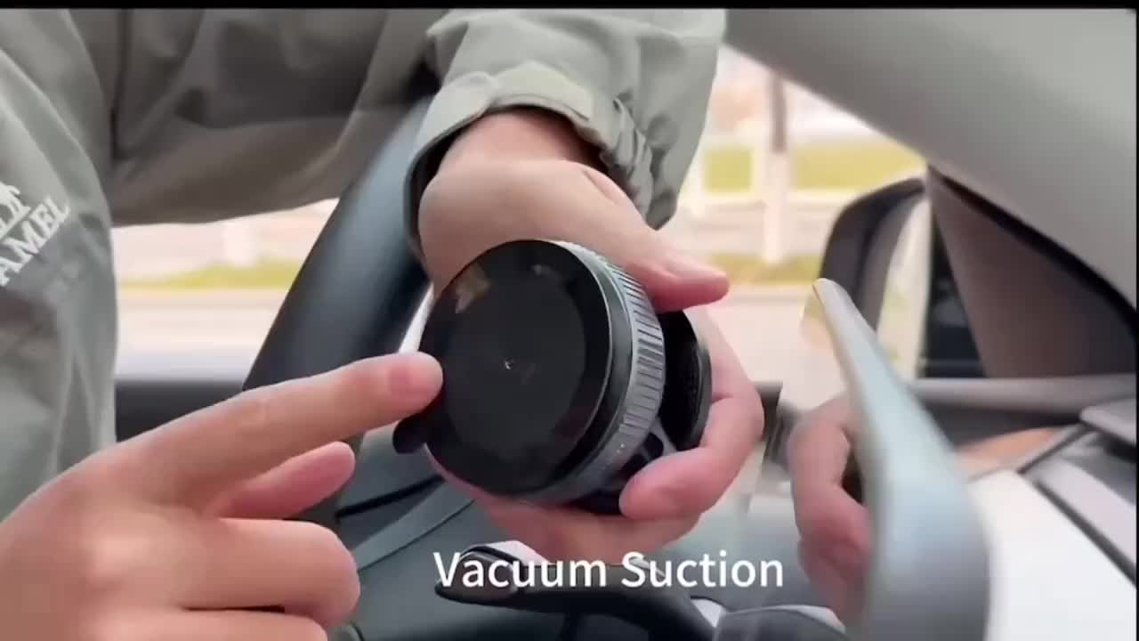 Magnetic Phone Holder Set – Rotatable Car Vacuum Suction Cup Phone Mount, Telescopic & Foldable, Swivel Magnetic Phone Stand. Made of Alloy Steel with Ultra-Strong Suction Cup.