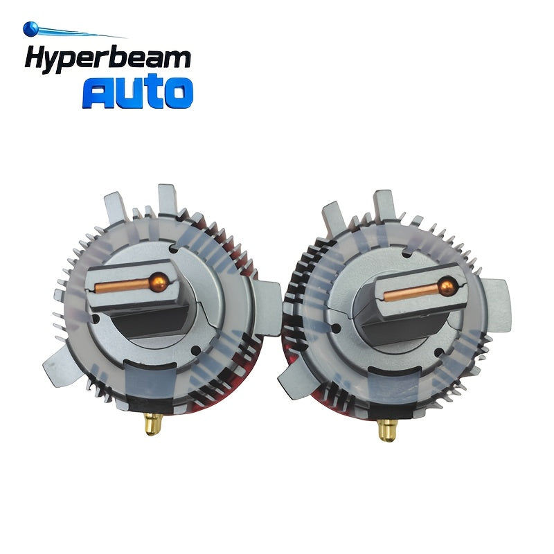 High Brightness 65W Car LED Headlight with Copper Tube, Designed for Golf 7 Modification, Including GT7 Special H7 and H15 LED Headlights, 2-Pack, No Battery Included