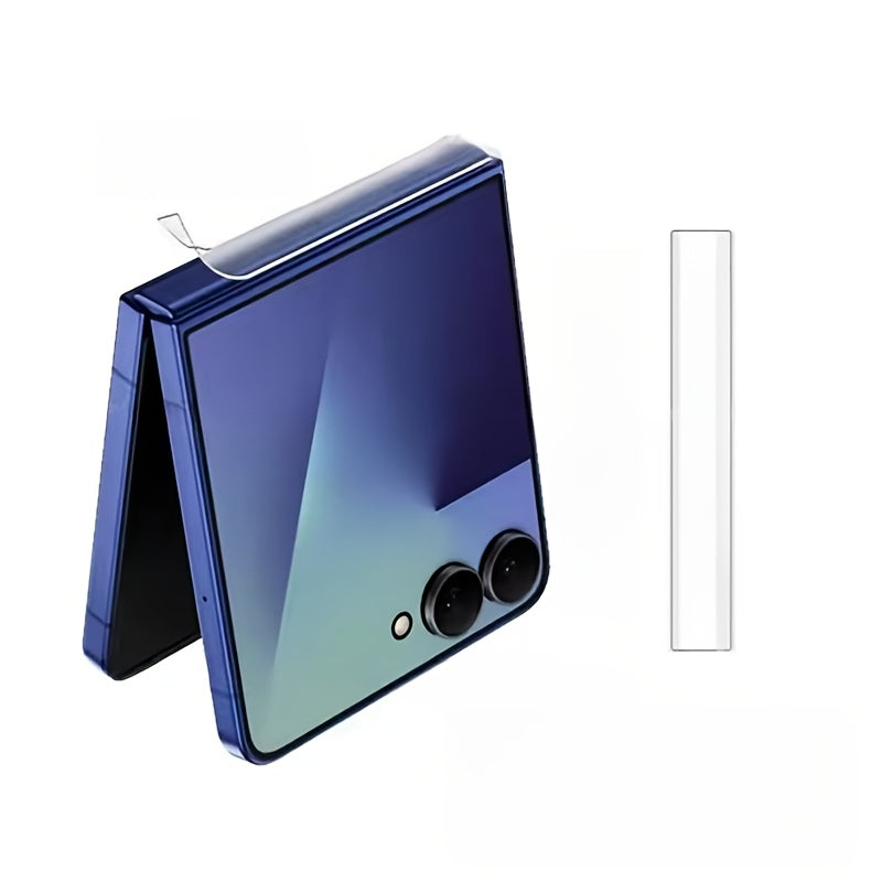 2 片装（2 片中轴水凝软膜）适用于三星 Galaxy Z Fold 7/Z Fold 6/Z Fold 5/Z Fold 4/Flip 7/Flip 6/Flip 5/Flip 4 折叠屏铰链中轴贴膜 柔性水凝材质 防刮耐磨 无缝贴合 防尘防汗 不易脱落 保护铰链中轴 延长机身寿命 高清透明 不影响折叠开合 智能手机用户 科技爱好者 Black Friday/Christmas/Cyber Monday/New Year 热销