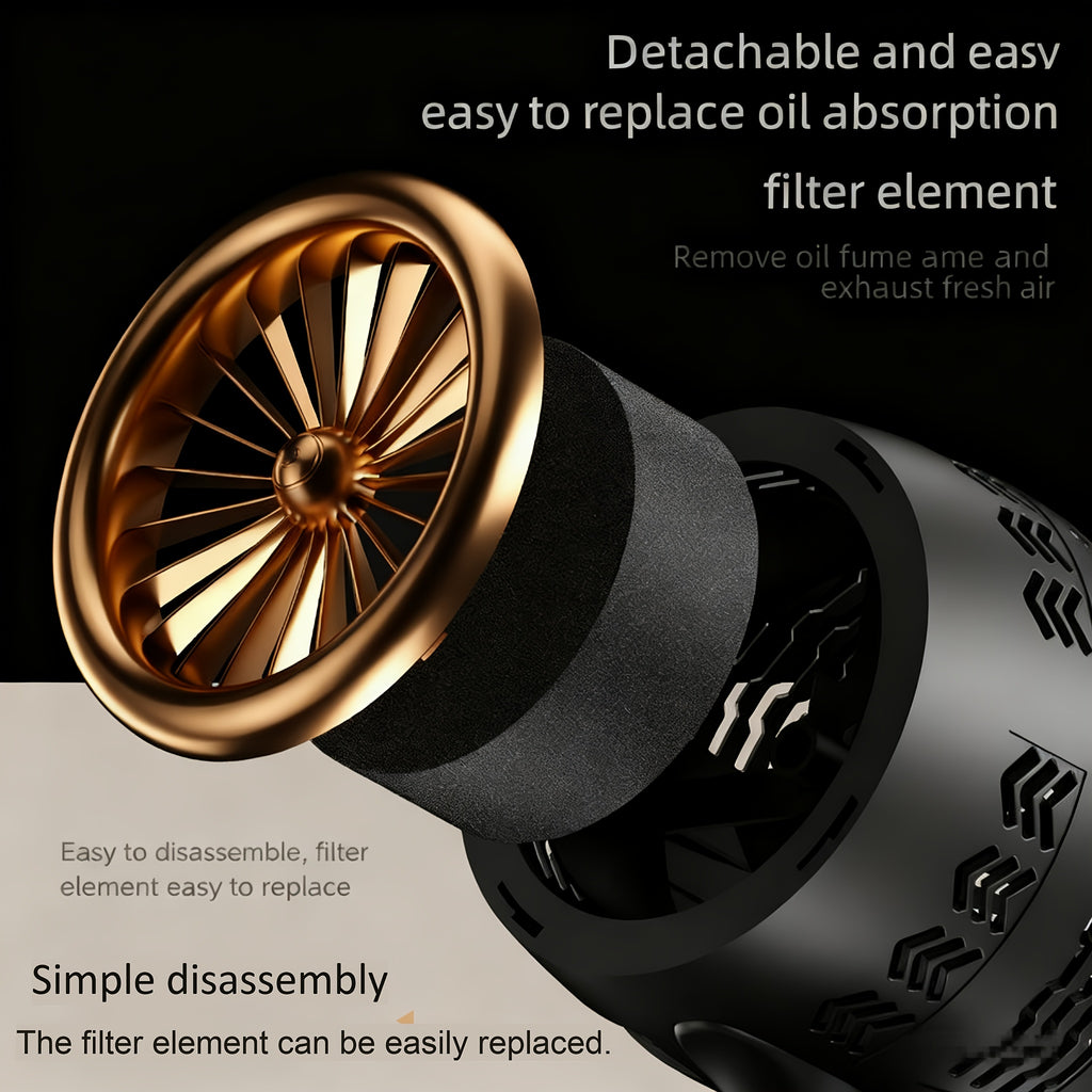 Portable Home BBQ & Hot Pot Range Hood – Small Movable Mini Extractor Fan, New Tabletop Kitchen Hood