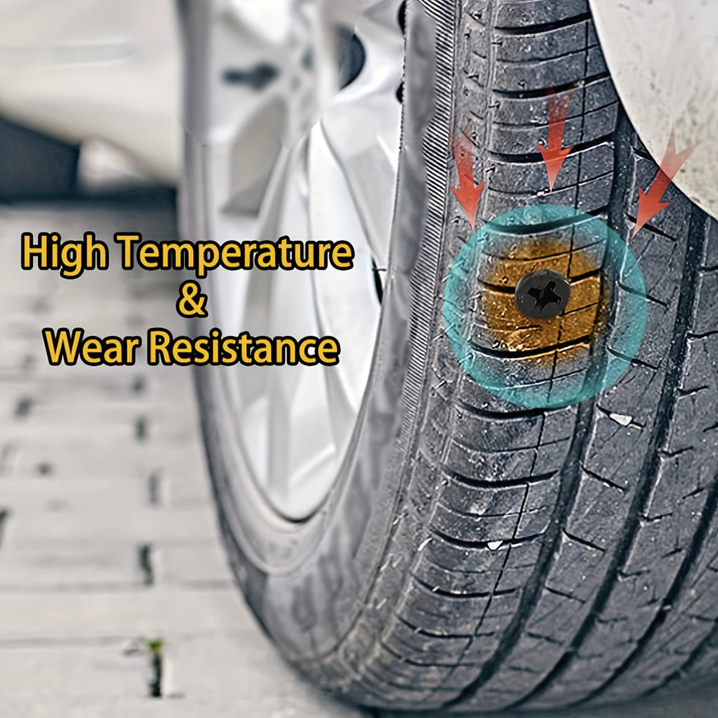 Tire Repair Rubber Nails, Rubber Screws for Patching Motorcycle and Bicycle Tires
