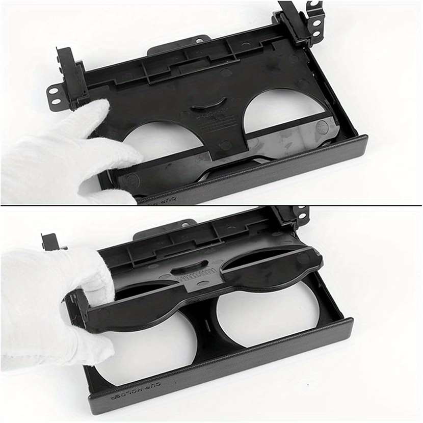 Dashboard Center Console Dual Pull-Out Cup Holder, Compatible with 1989-1995 Toyota 4Runner and Hilux, Replaces OEM Part Numbers 55620-89103, 5562089103