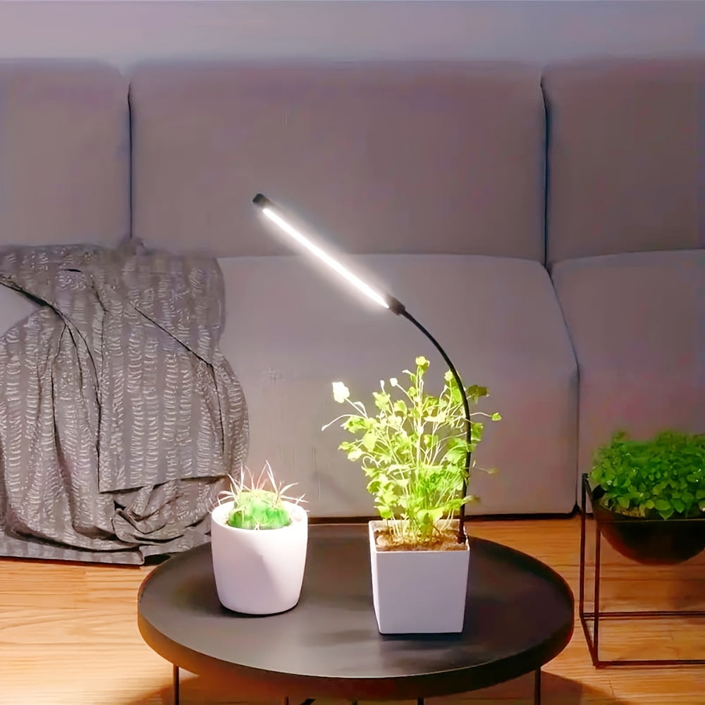 LED Plant Grow Light, USB Mini Full Spectrum Plant Light, 6000K Horticulture Grow Lamp with Control, Perfect for Indoor Plant Cultivation and Flowering