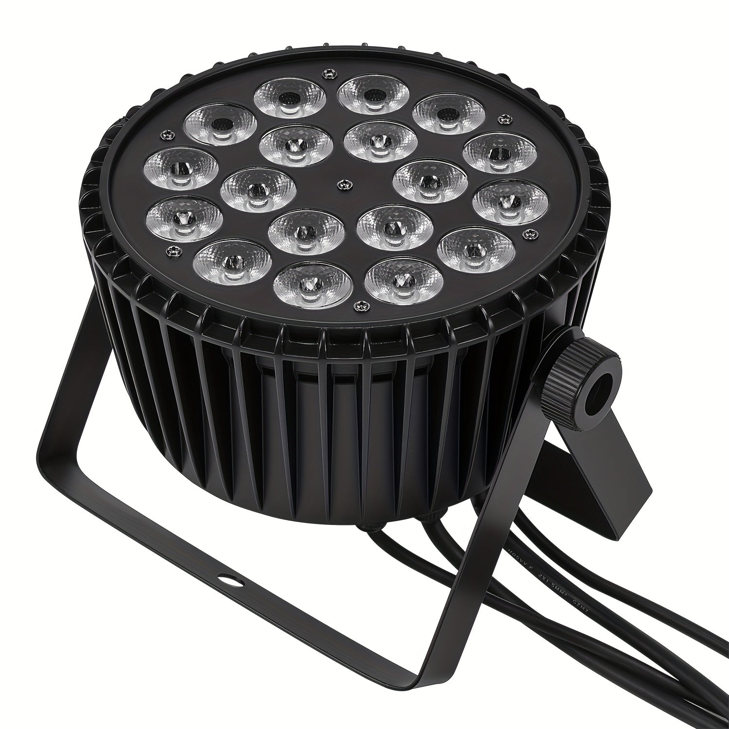 LED 18X10W RGBW 4-in-1 Par light 180W, with remote control, stage light, LED lighting, ambiance light, effect light, supports DMX512 signal transmission, suitable for DJ, disco, KTV, wedding parties, group broadcasts