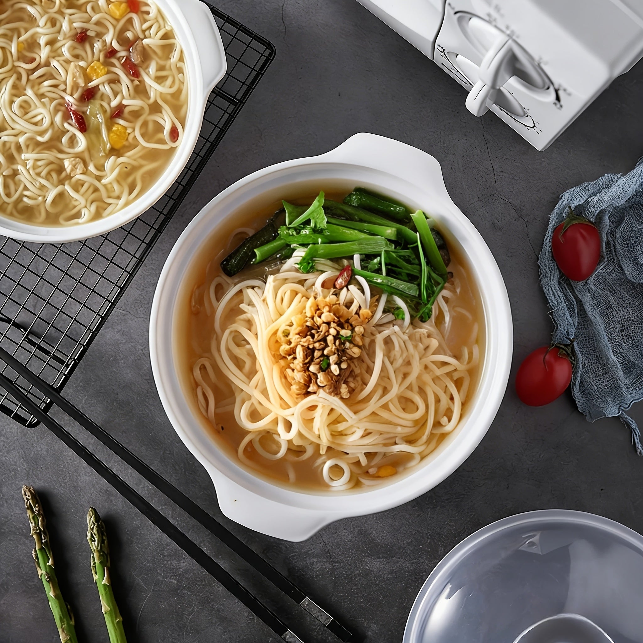 微波炉可加热的碗具,圆形食品级PP5碗具套装（含盖） 健康安全放心 可用于汤碗，饭碗，菜碗 方便面碗 蒸笼加热包子馒头食物, 1-3分钟即可加热食物 厨房好帮手,高端厨房用餐体验