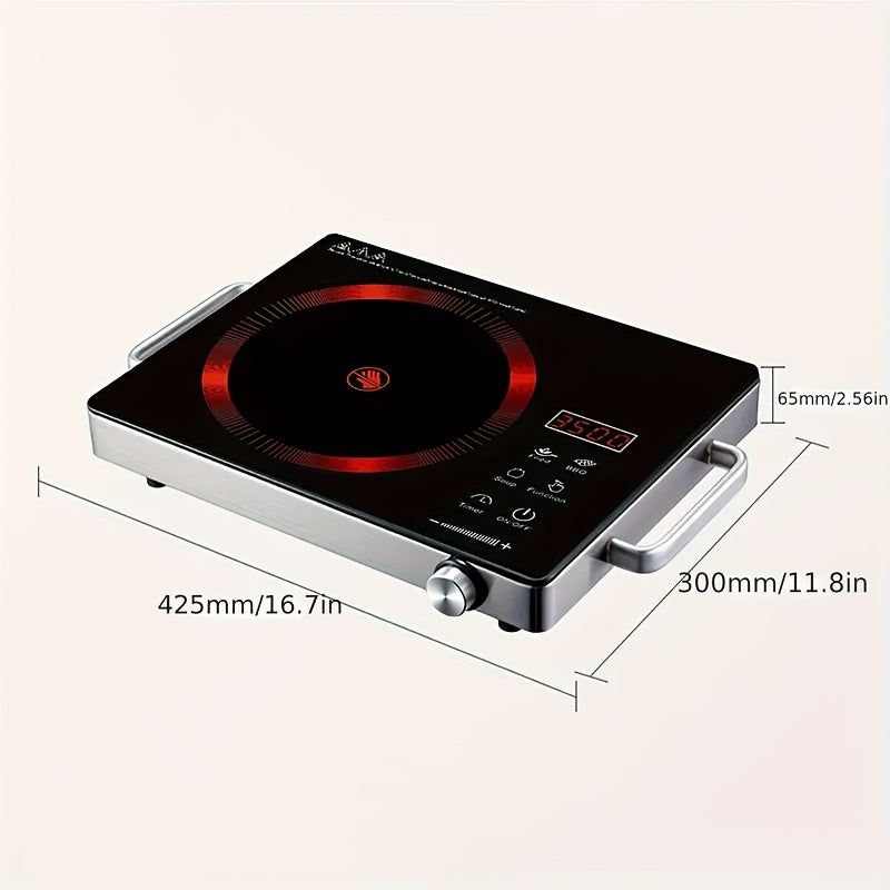 Electric Ceramic Cooktop, 2200W – 2200W Infrared Electric Stove, Home Cooking Stove, US Standard 110V