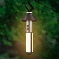 2-in-1 LED Camping Light & High Bright Flashlight, 4-Section Telescopic Rod, 270° Adjustable Beam, Hook Design, Detachable Shade Cover, Dual Switch Modes, USB Rechargeable Camping Lamp with Bracket Base, Ideal for Outdoor Adventure
