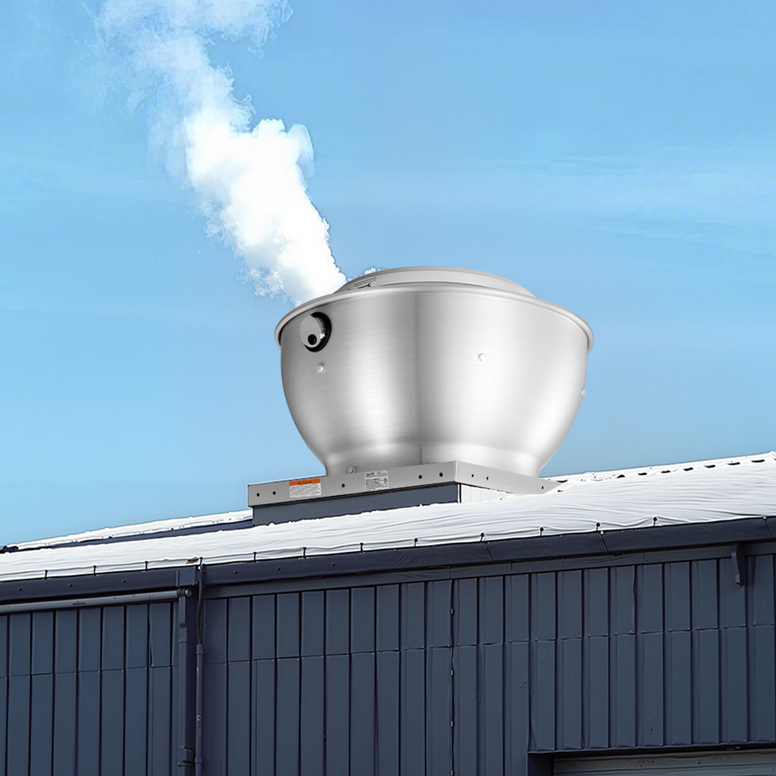 VEVOR Commercial Kitchen Exhaust Fan – 2109 CFM Restaurant Top Hood Exhaust Fan, 0.75HP 560W Direct Drive Food Truck Range Hood Exhaust Fan, High Speed Low Noise for Warehouse, Agriculture
