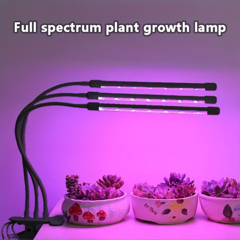 Multifunctional Adjustable Full Spectrum Plant Grow Light, User-Friendly Design, Perfect for Home Gardening and Indoor Plant Growth