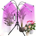LED Plant Grow Light, Full Spectrum, Hydroponics Compatible, 4/8/12H Timer, Dimmable Brightness, Ideal for Indoor Plants in Greenhouses & Grow Boxes
