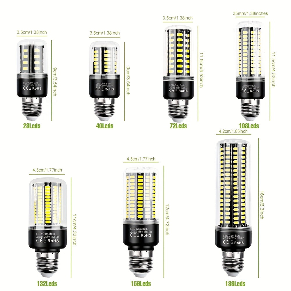LED bulb E26/E27 corn light E14 indoor spotlight B22 ceiling light AC85-265V candle light 220V recessed downlight 110V flicker-free eye-protection pendant light for living room kitchen bedroom bathroom office